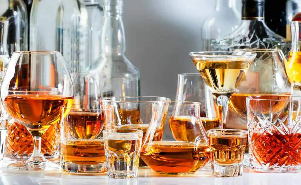 Strong alcohol drinks