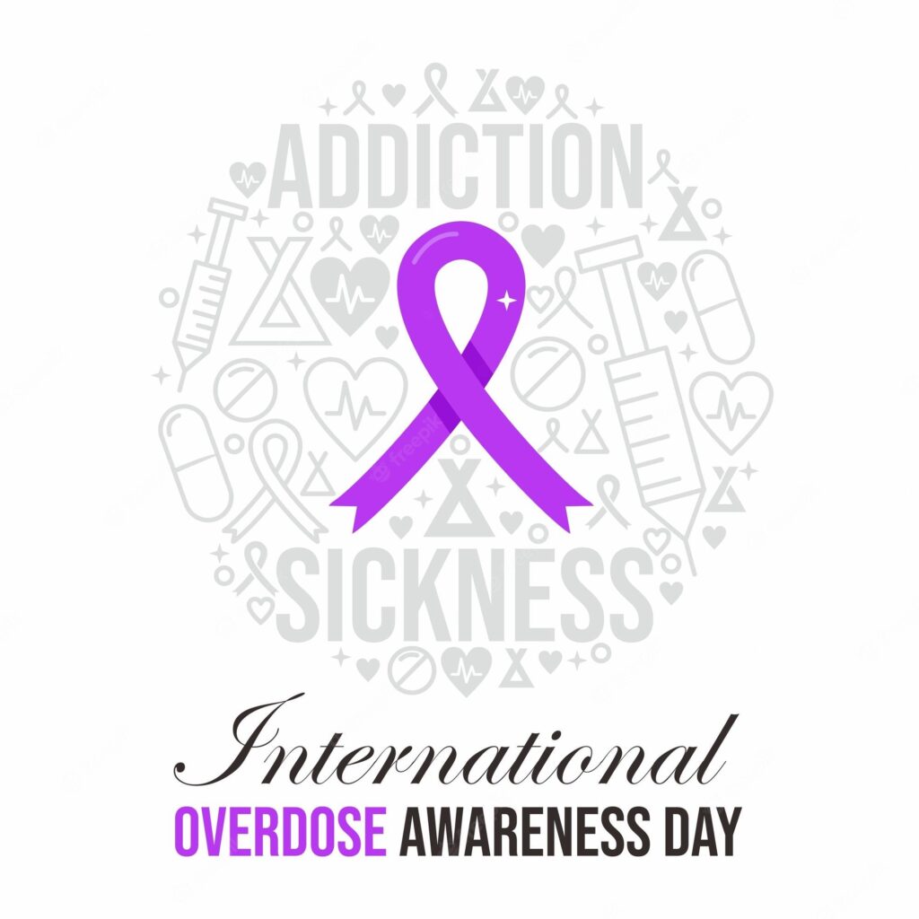 Logo of International Overdose Awareness Day