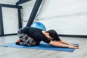 Yoga Upward-facing Dog pose