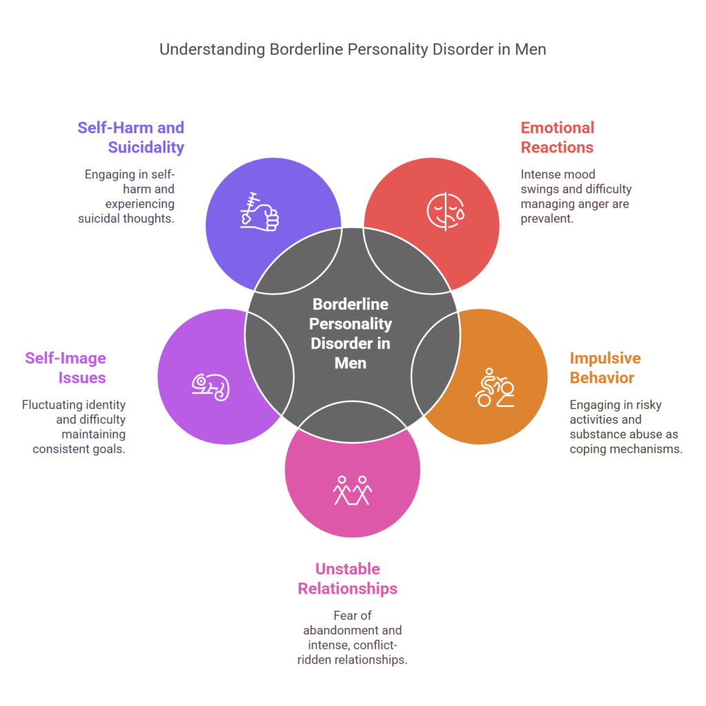 Signs of Borderline personality disorder in men - visual selection