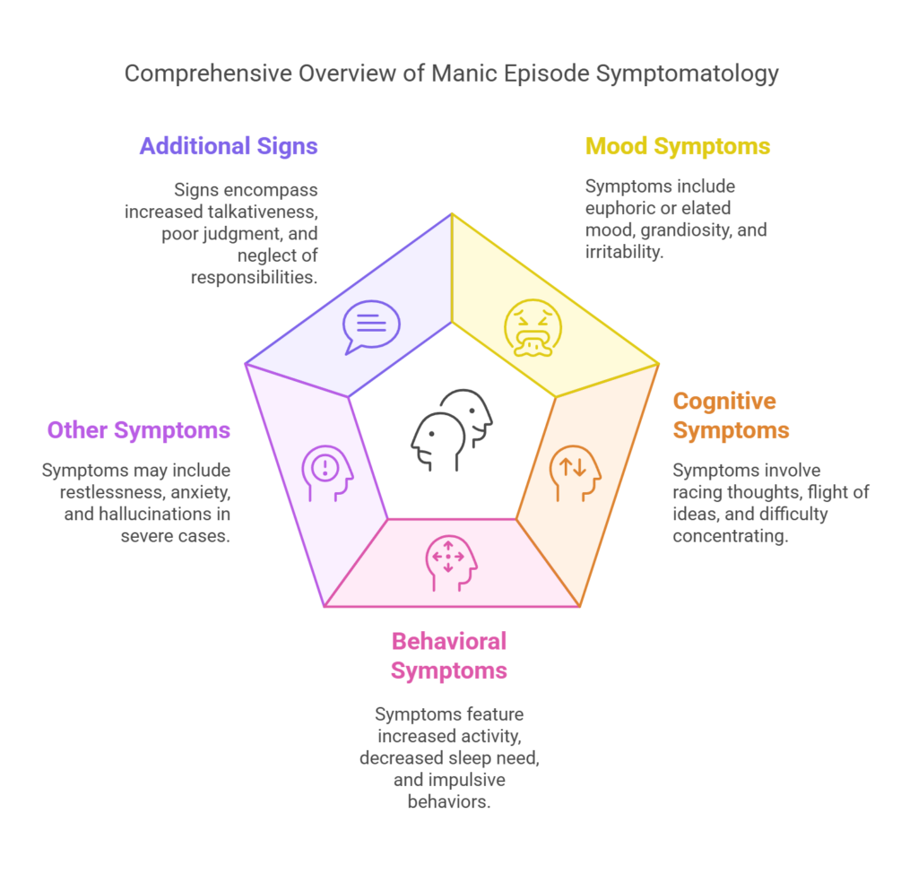 signs of manic episode - visual selection