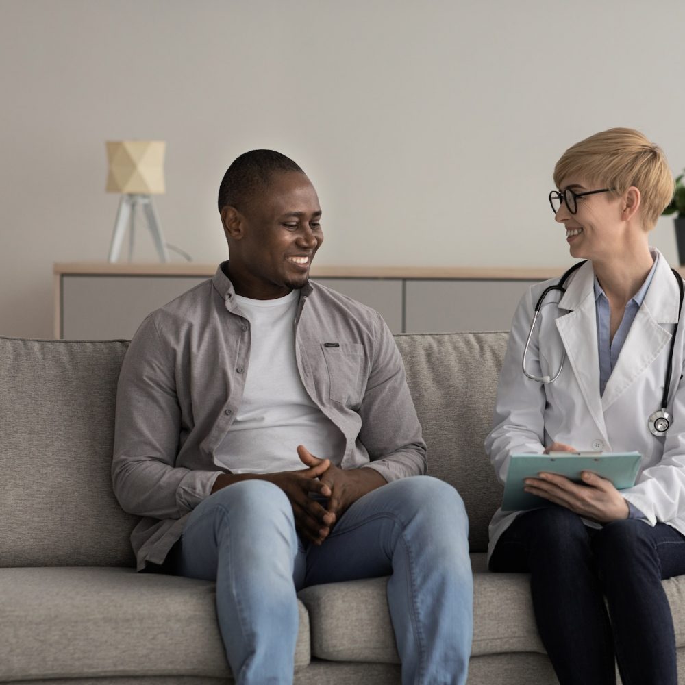 Patient care, medical service, treatment of illness and visit to family doctor